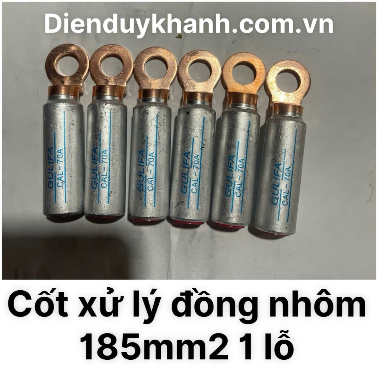 Đầu Cốt Xử Lý Đồng Nhôm 185mm2 1 Lỗ